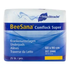 BeeSana Comflock Super Krankenunterlage 60x90 cm, 25 St- Krankenunterlagen