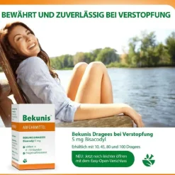 Bekunis Dragees Bisacodyl 5 mg, 45 St- Abführmittel