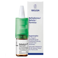 Belladonna / Betula / Formica Augentropfen, 10 ml^Weleda Hot