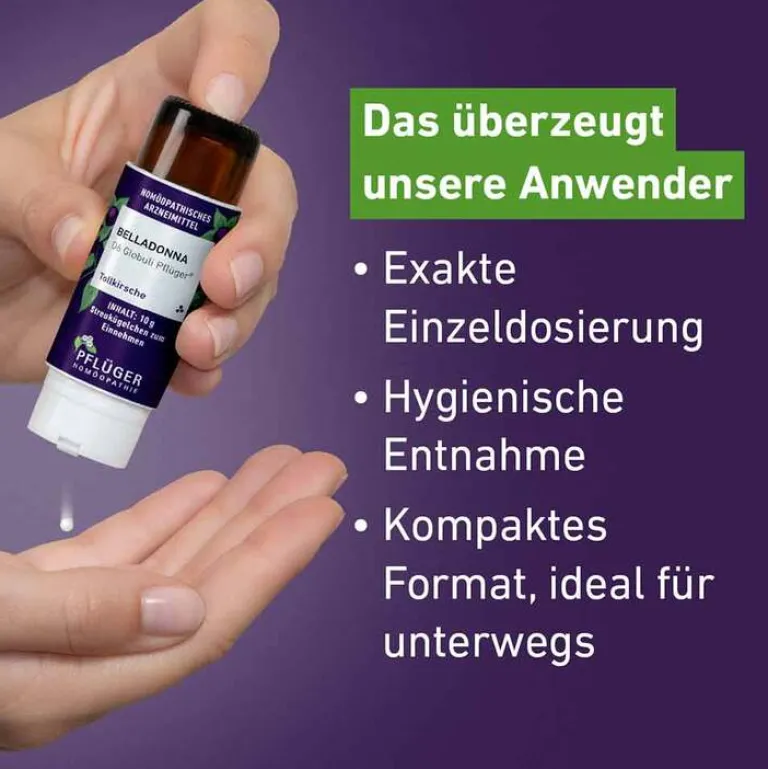 Pflüger B-Belladonna D12 Globuli Dosierspender, 10 g