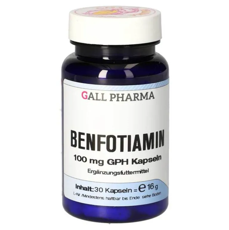 Benfotiamin 100 mg GPH Kapseln vet. (für Tiere), 30 St- Vitamine-Mineralstoffe