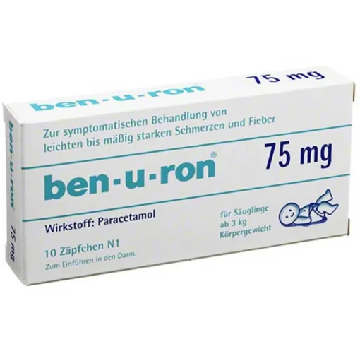 75 mg Suppositorien, 10 St^Ben-u-ron New