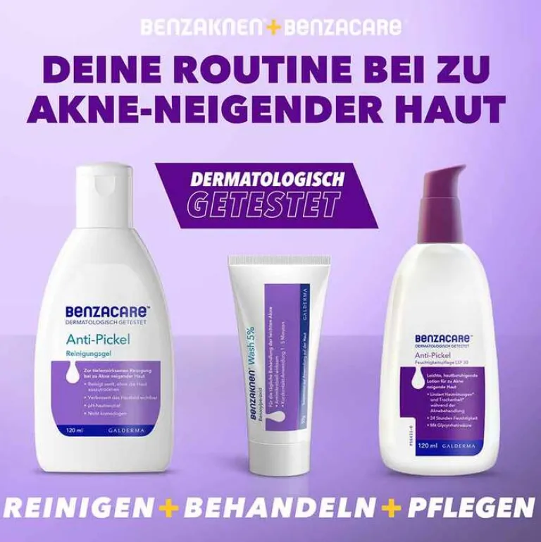 Benzacare Mikrobiom Equalizer Lotion für zu Akne neigende Haut, 50 ml- Unreine Haut