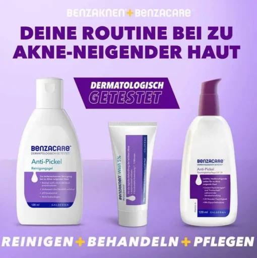 ® 10% Gel bei mittelschwerer bis schwerer Akne, 2X60 g^Benzaknen New