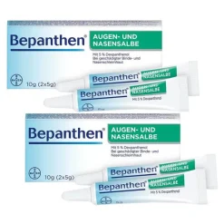 Augen- und Nasensalbe zur Förderung der Wundheilung, 2x10 g^Bepanthen Hot