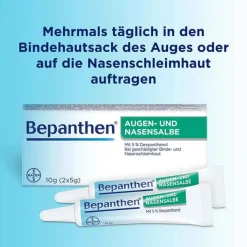 Bepanthen Augen- und Nasensalbe zur Förderung der Wundheilung, 10 g- Nasensalbe|Augensalbe