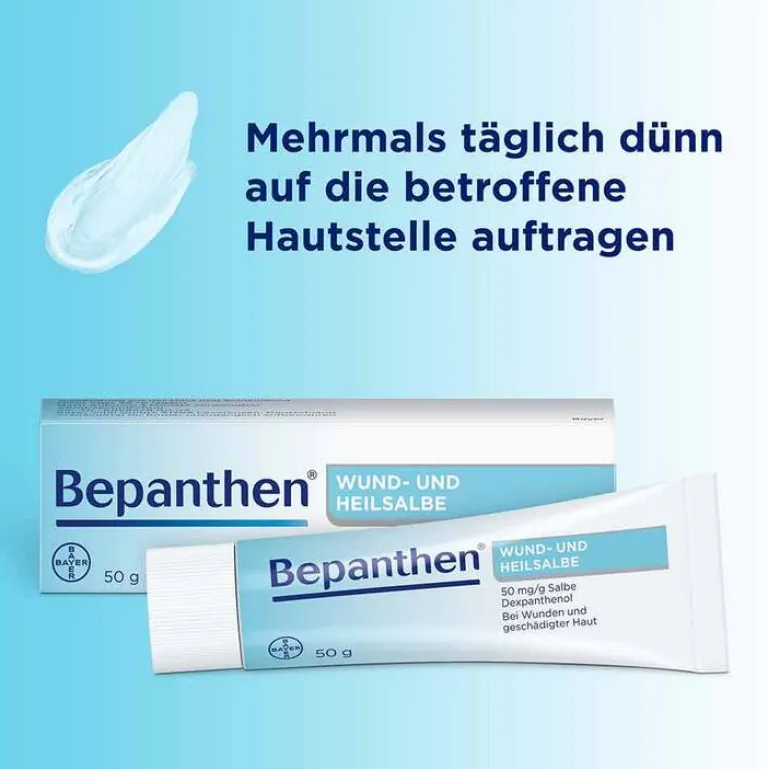 Bepanthen Wund- & Heilsalbe-Wund- und Heilsalbe bei oberflächlichen Hautverletzungen, 50 g