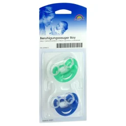 Beruhigungssauger Kirsche Silikon Boy 6 - 18 M., 2 St^