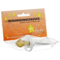 Dr. Junghans Beruhigungssauger Kirschform Latex 0 - 6 M.weiß, 1 St- Schnuller