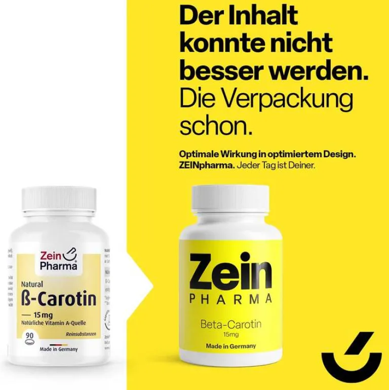 Zein Pharma Beta Carotin Natural 15 mg Zeinpharma Weichkapseln, 90 St- Vitamin A (Retinol)
