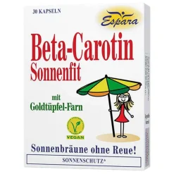 Espara Beta Carotin Sonnenfit Kapseln, 30 St- Carotin