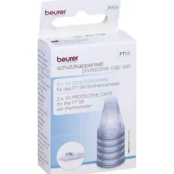 Beurer Ohrthermometer-FT58 Ersatzschutzkappen für Ohrthermometer, 20 St