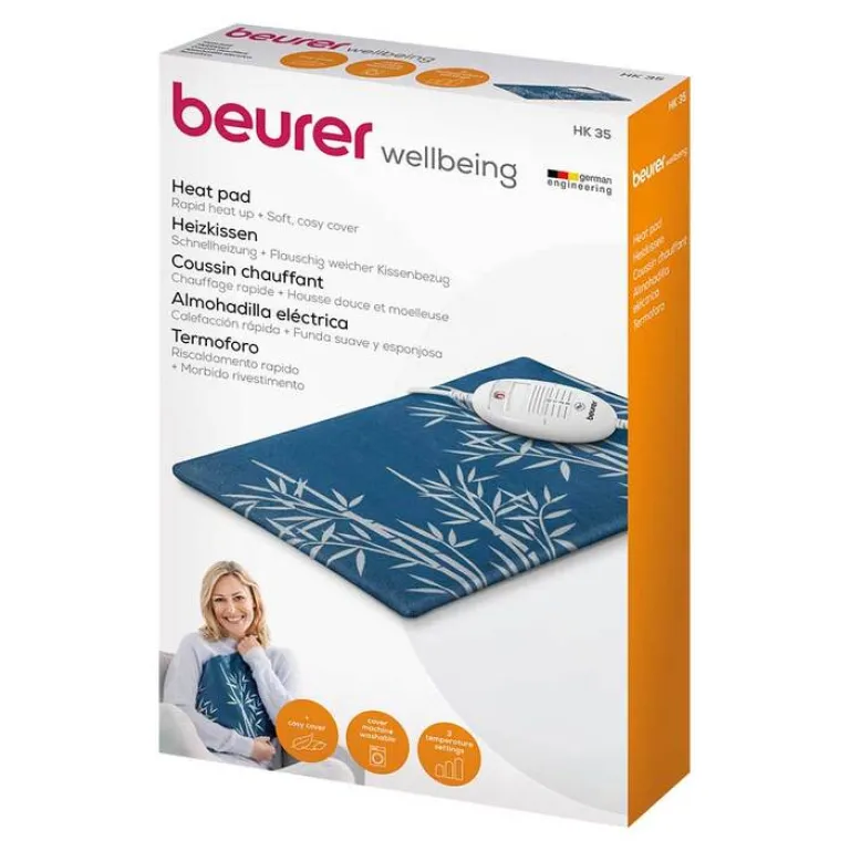 Beurer Heizkissen-HK35 Heizkissen Flauschbezug Schnellheizung, 1 St