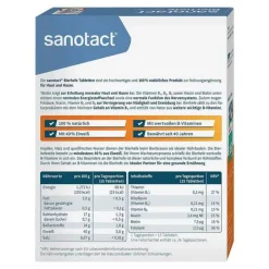 Sanotact Bierhefe Tabletten , 200 g- Vitamin B Komplex