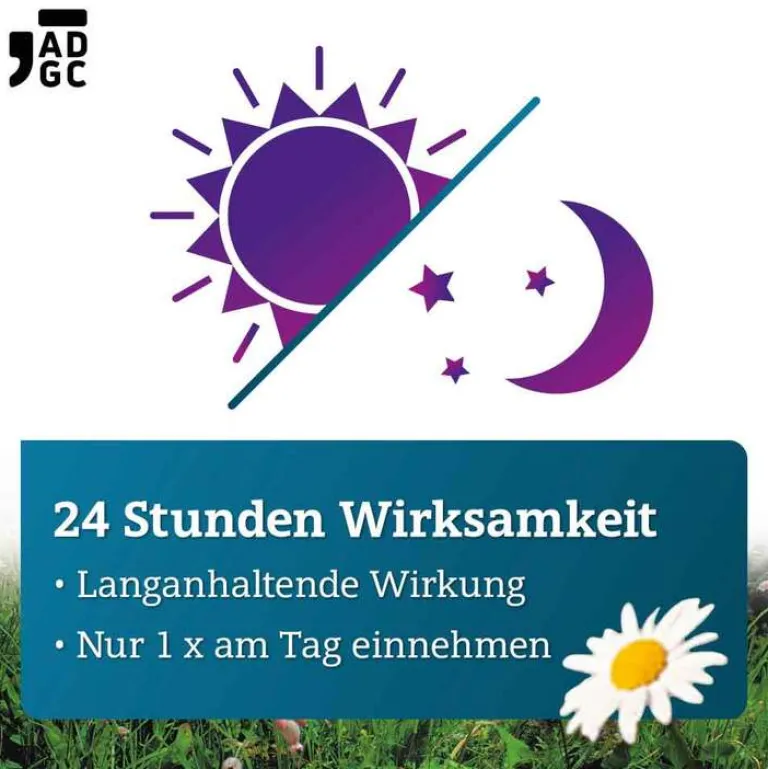 ADGC Bilastin 20 mg Tabletten bei Allergie, 6 St- Bilastin|Allergie Tabletten