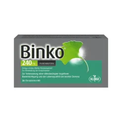 Binko 240 mg Filmtabletten, 30 St- Ginkgo|Durchblutungs Tabletten