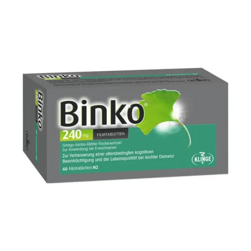 Binko 240 mg Filmtabletten, 60 St- Ginkgo|Durchblutungs Tabletten