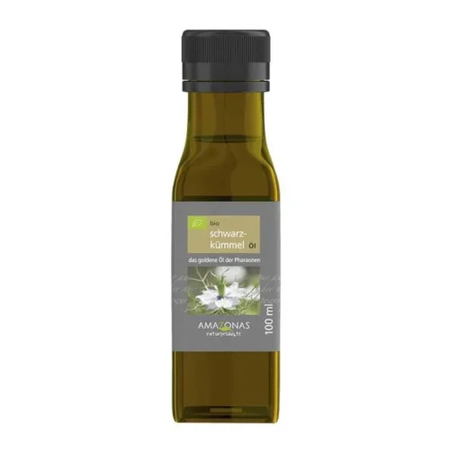 Amazonas Naturprodukte Bio Schwarzkümmelöl, 100 ml- Schwarzkümmelöl|Speiseöle