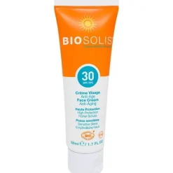 Bio Sonnencreme Gesicht Anti-Aging LSF 30 , 50 ml^Biosolis Sale