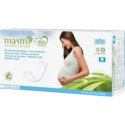 Masmi Binden-Bio Wochenbetteinlagen 100% Bio Baumwolle , 10 St