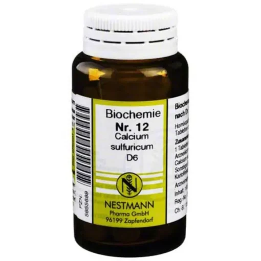 Biochemie 12 Calcium sulfuricum D 6 Tabletten, 100 St^Nestmann Hot