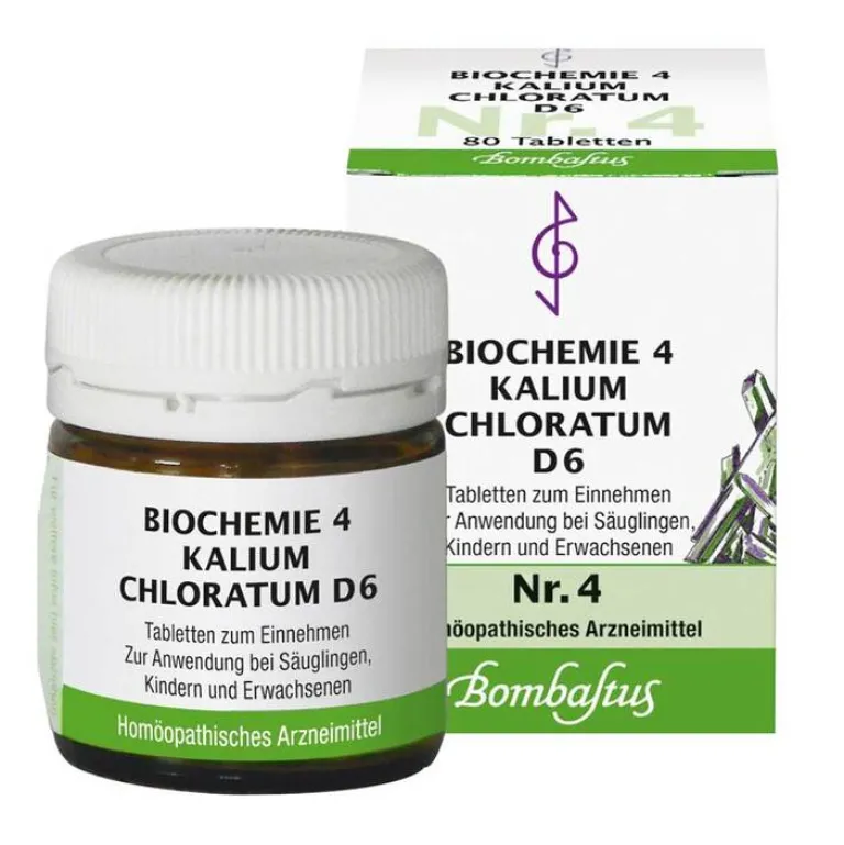 Biochemie 4 Kalium chloratum D 6 Tabletten, 80 St^Bombastus Sale