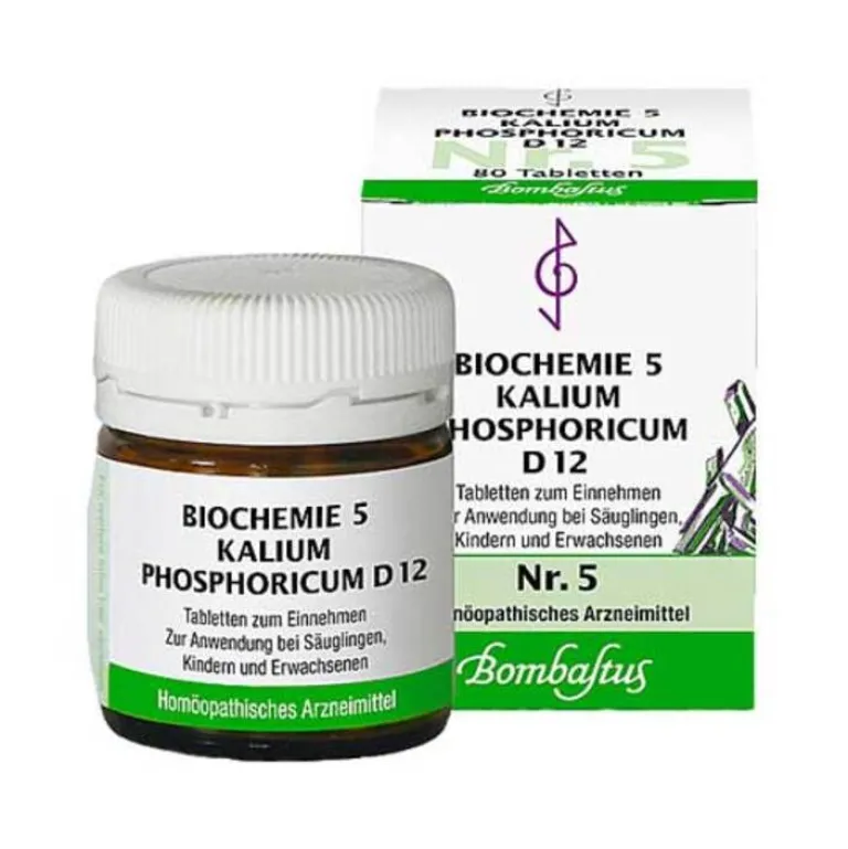 Biochemie 5 Kalium phosphoricum D 12 Tabletten, 80 St^Bombastus Best