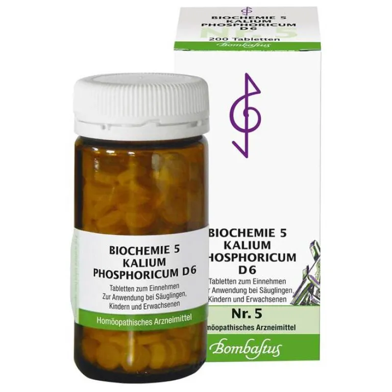 Biochemie 5 Kalium phosphoricum D 6 Tabletten, 200 St^Bombastus Clearance