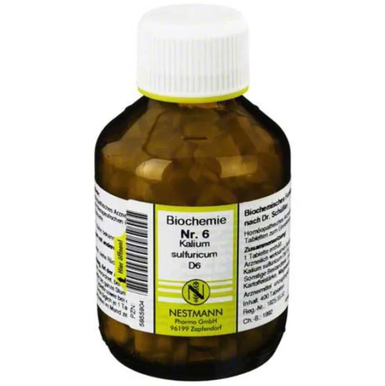 Nestmann D 6-Biochemie 6 Kalium sulfuricum D 6 Tabletten, 400 St