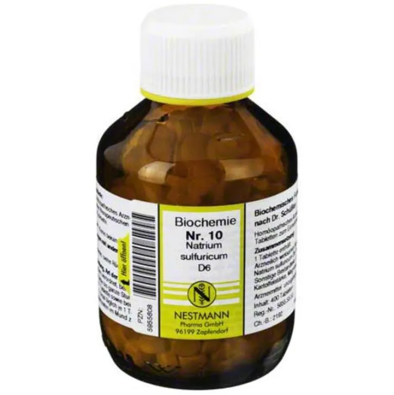 Nestmann D 6-Biochemie 10 Natrium sulfuricum D 6 Tabletten, 400 St