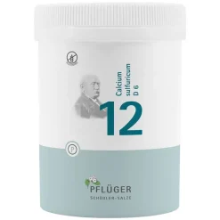 Pflüger Biochemie 12 Calcium sulfuricum D 6 Tabletten, 1000 St- Salze 1-12|D 6
