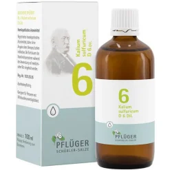 Biochemie 6 Kalium sulfuricum D 6 Tropfen, 100 ml^Pflüger