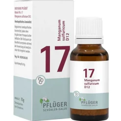 Pflüger Salze Als Globuli|Salze 13-24-Biochemie 17 Manganum sulfuricum D 12 Globuli, 15 g