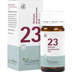Pflüger Salze 13-24|Salze 1-12-Biochemie 23 Natrium bicarbon.D 6 Tabletten, 100 St