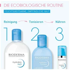 Bioderma Hydrabio H2O Mizellen-Reinigungslösung für feuchtigkeitsarme Haut, 500 ml- Reinigung