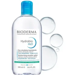 Bioderma Hydrabio H2O Mizellen-Reinigungslösung für feuchtigkeitsarme Haut, 500 ml- Reinigung