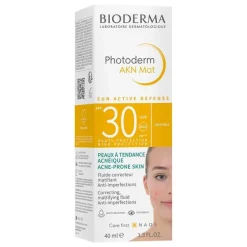 Photoderm Akn Creme SPF 30 für unreine, ölige und zu Akne neigende Haut, 40 ml^Bioderma Clearance