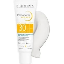 Photoderm Akn Creme SPF 30 für unreine, ölige und zu Akne neigende Haut, 40 ml^Bioderma Clearance