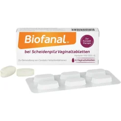Biofanal Scheidenpilz Medikamente-® bei Scheidenpilz Vaginaltabletten, 6 St