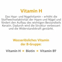 Bio-H-Tin ® Vitamin H 5 mg Tabletten, 30 St- Vitamin B7 (Biotin)