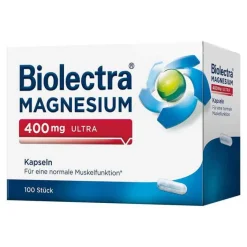 Magnesium 400 mg ultra Kapseln, 100 St^Biolectra Outlet