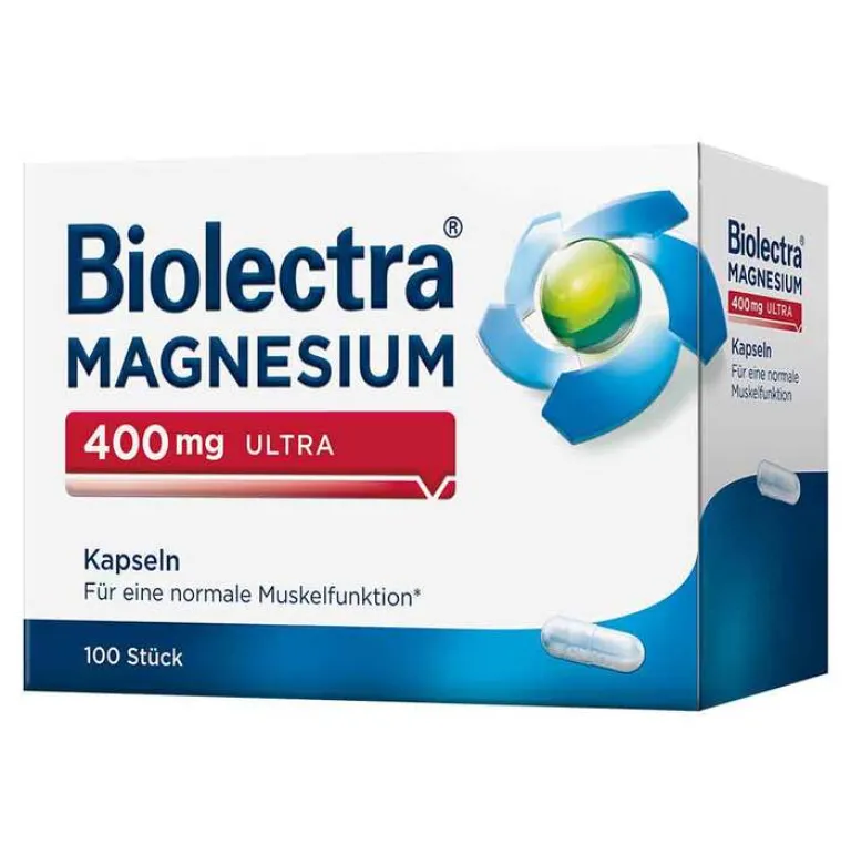 Magnesium 400 mg ultra Kapseln, 100 St^Biolectra Outlet