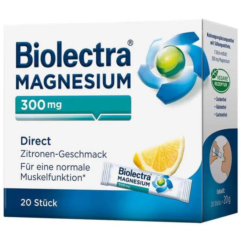 Biolectra Magnesium-Magnesium Direct Pellets, 20 St