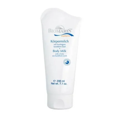 Biomaris Körpermilch nature mit Sanddorn-Duft, 200 ml- Körpercremes Und -Lotions