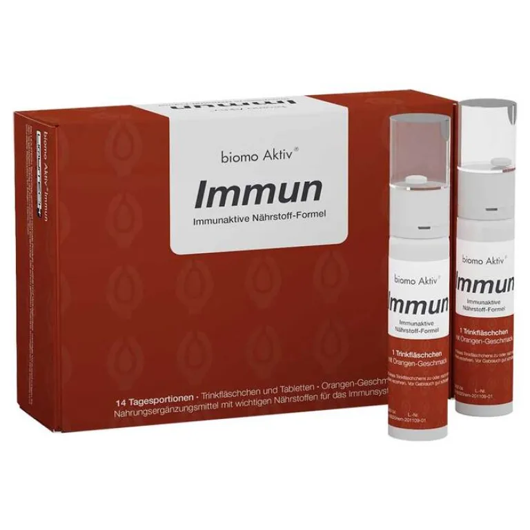 Aktiv Immun Trinkflasche + Tabletten 14-Tages-Kombi, 1 P^Biomo Best