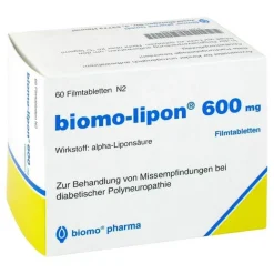 Biomo-lipon Medikamente|Alpha Liponsäure-Biomo Lipon 600 Filmtabletten, 60 St