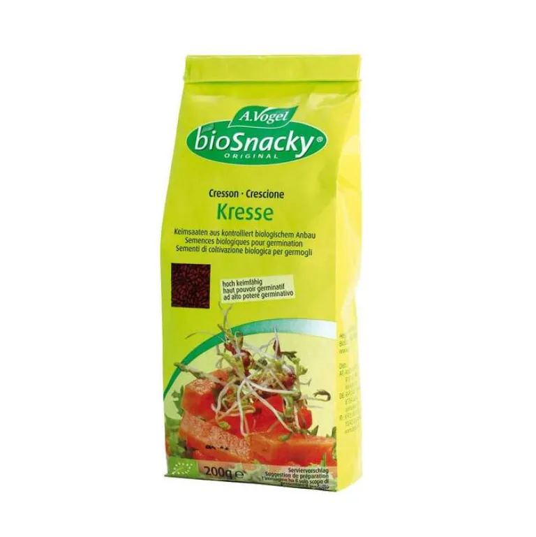Biosnacky Gewürze & Kräuter-Sprossensamen Kresse, 200 g