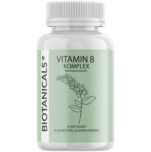 Biotanicals Vitamin B Kapseln, 90 St- Vitamin B Komplex