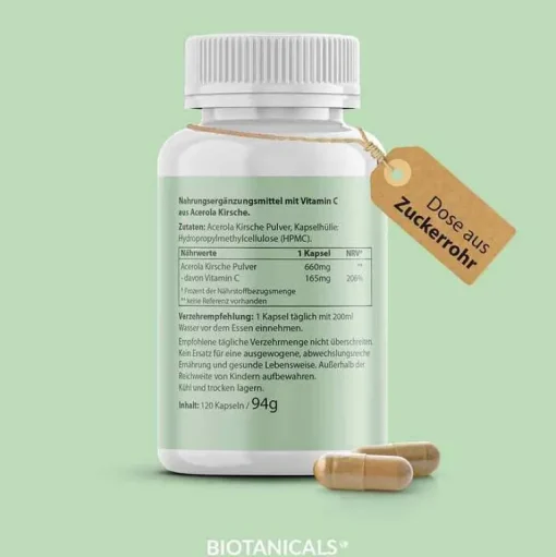 Vitamin C Kapseln, 120 St^Biotanicals Outlet