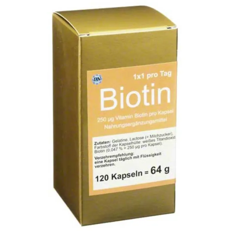 Vitamin B7 (Biotin)-Biotin 1 x 1 pro Tag Kapseln, 120 St